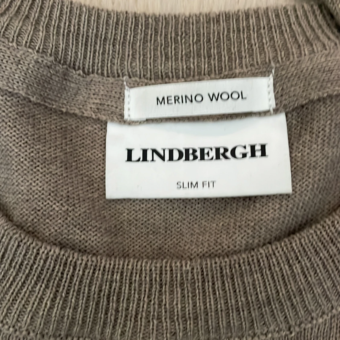 Beige merinoulltröja från Lindbergh - 2