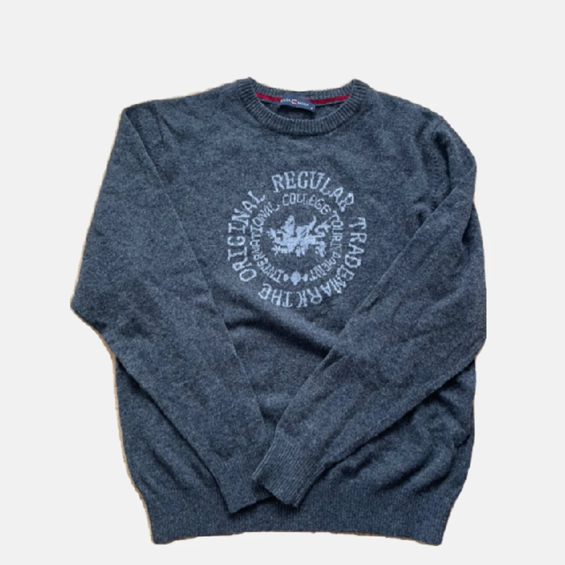 100% MERINOTRÖJA MED TRYCK  - 2