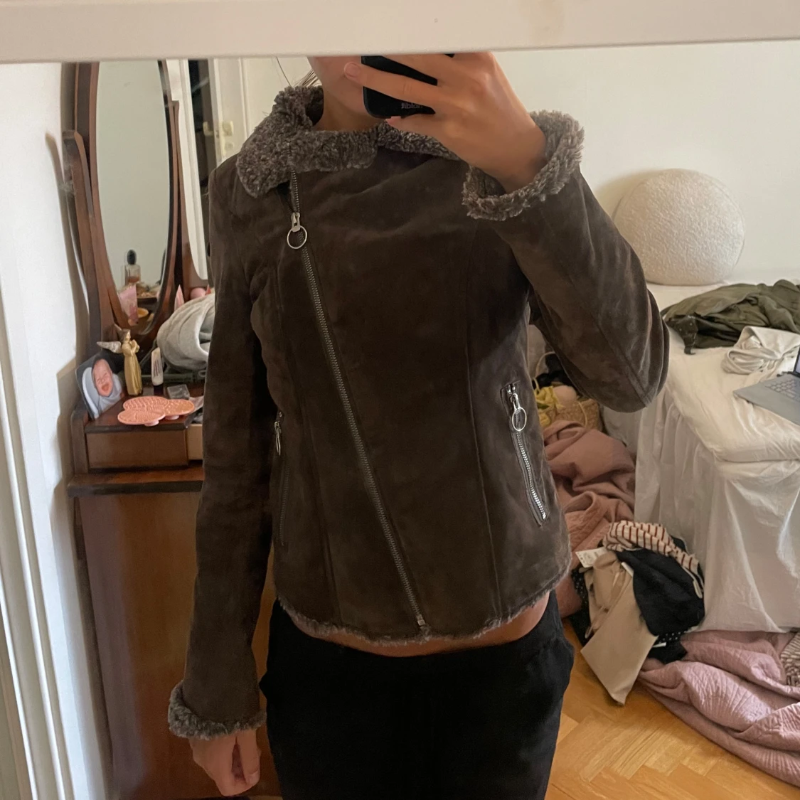 Brun mockajacka från Jofama - 1