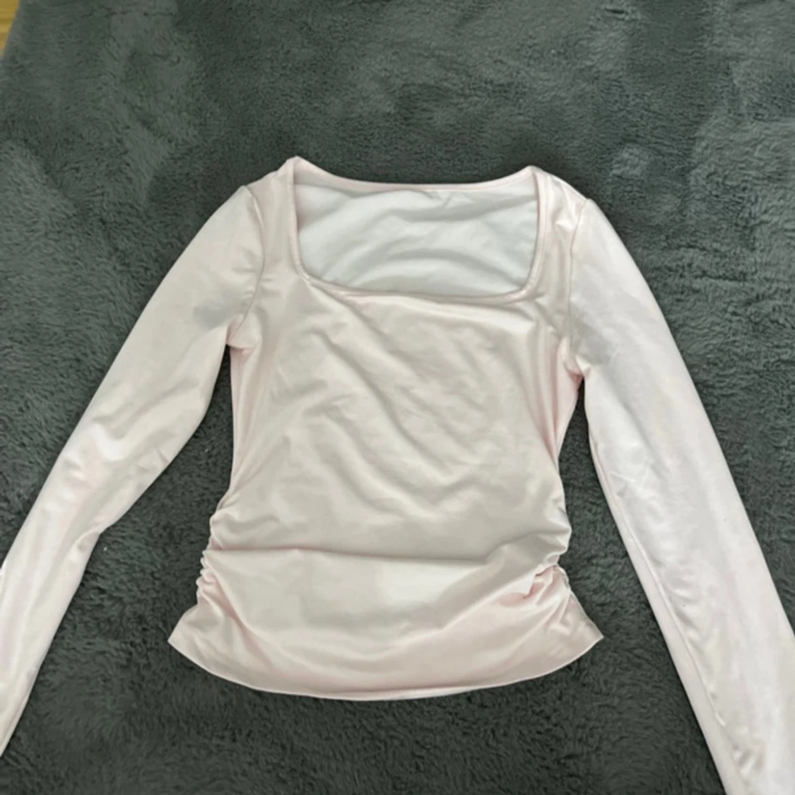 Ljusrosa långärmad topp
