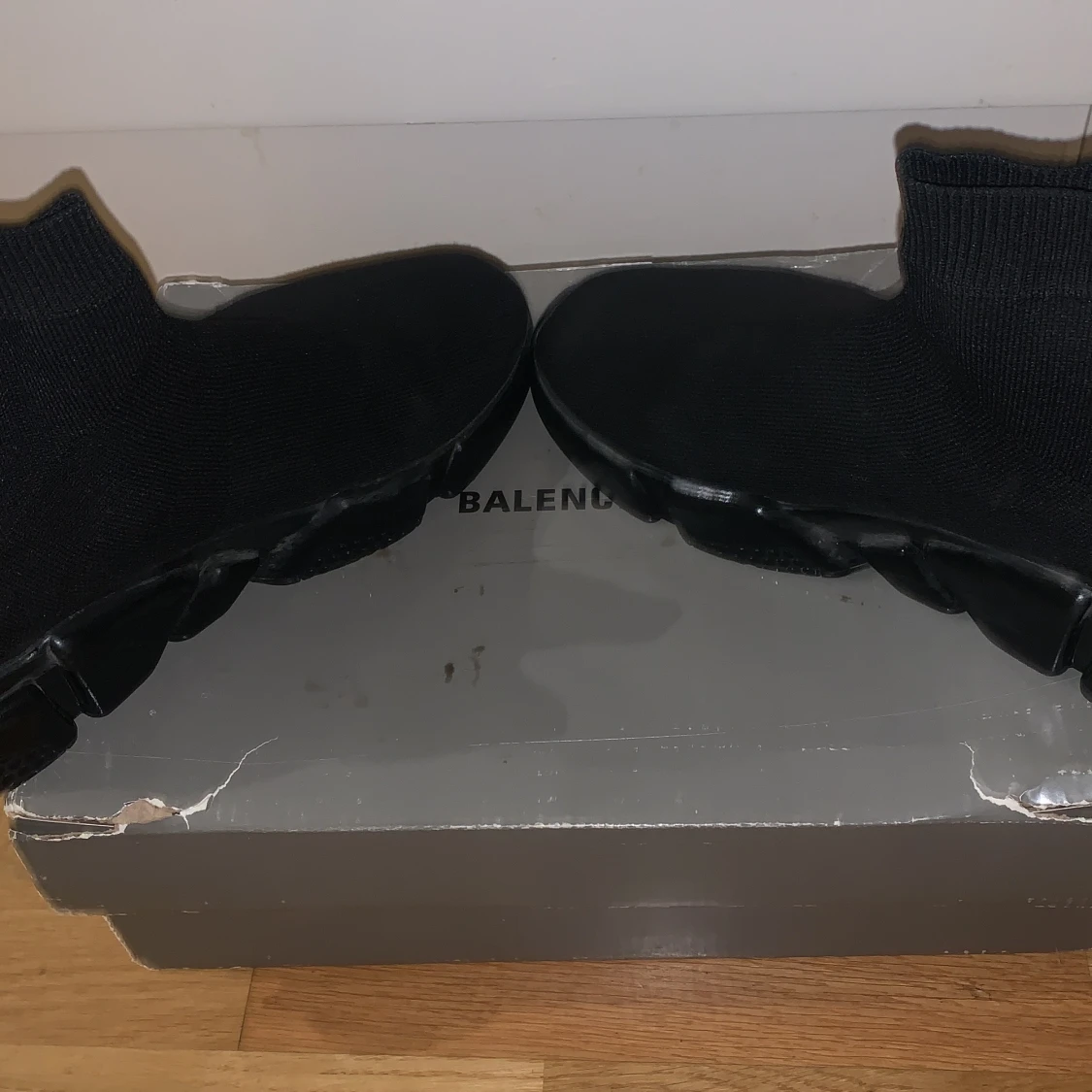 Svarta sneakers från Balenciaga speed runnet - 2