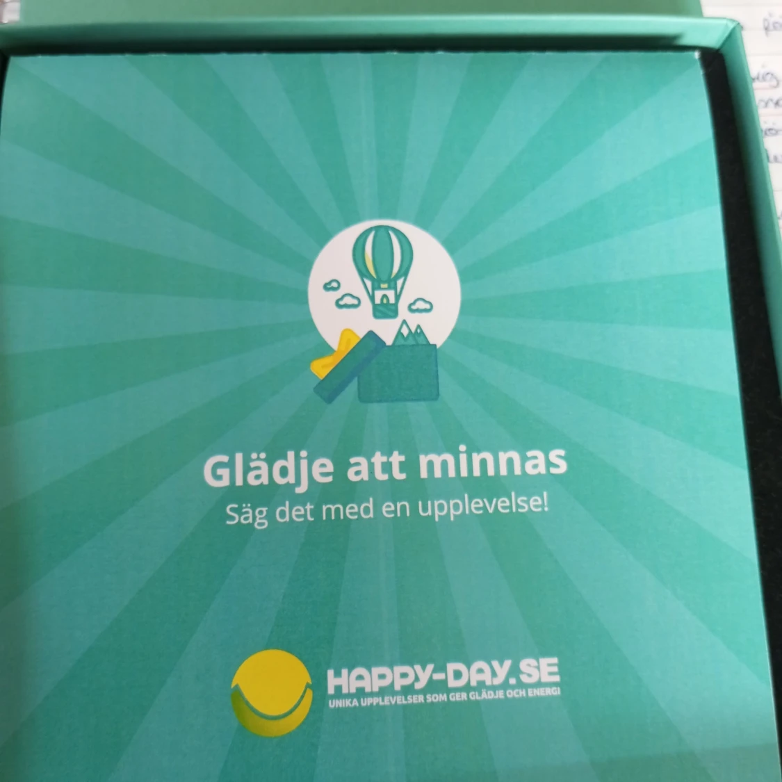 Matvandring upplevelsebox från Happy-day.se för två personer  - 1