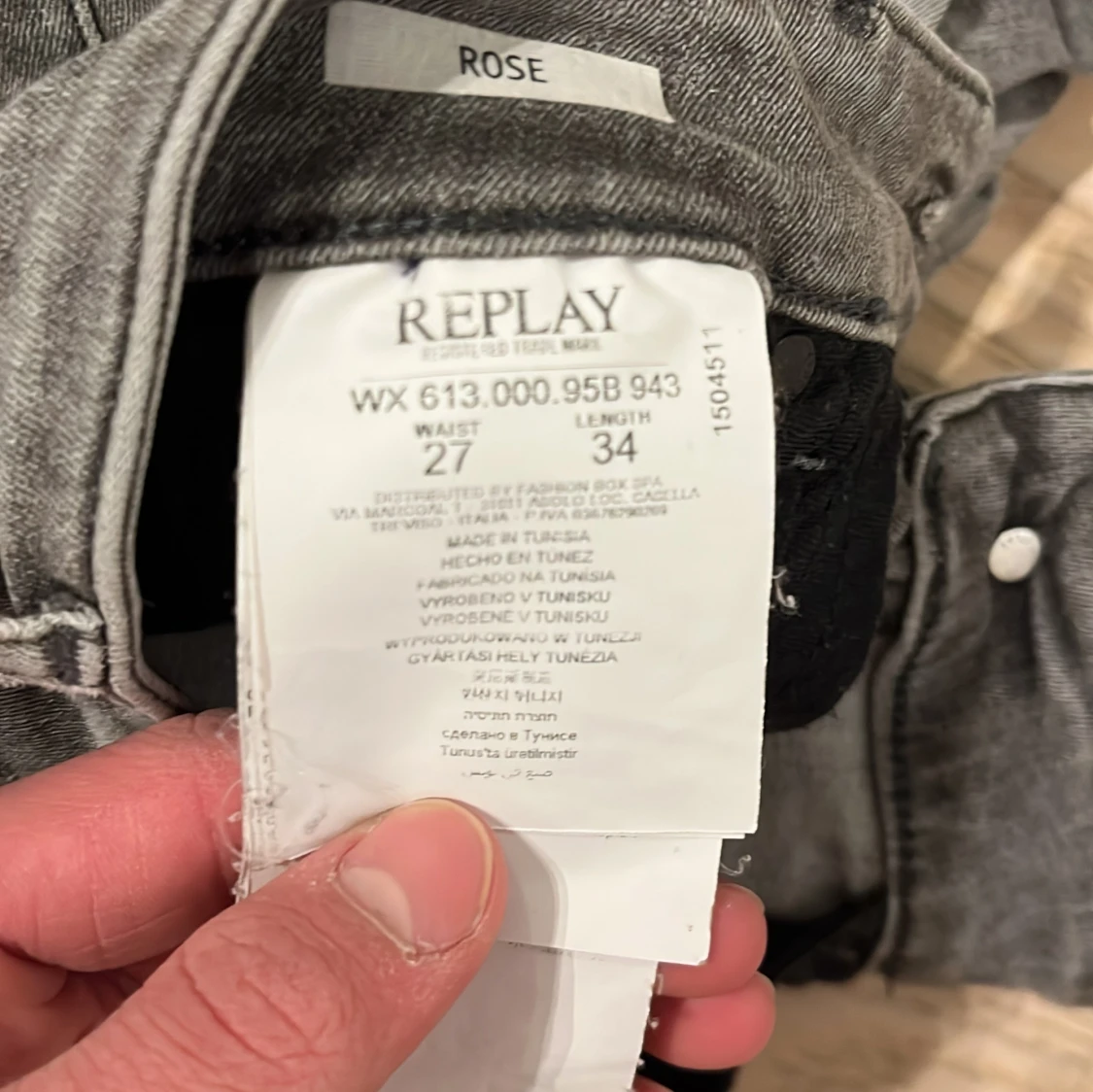 Grå jeans från Replay - 1