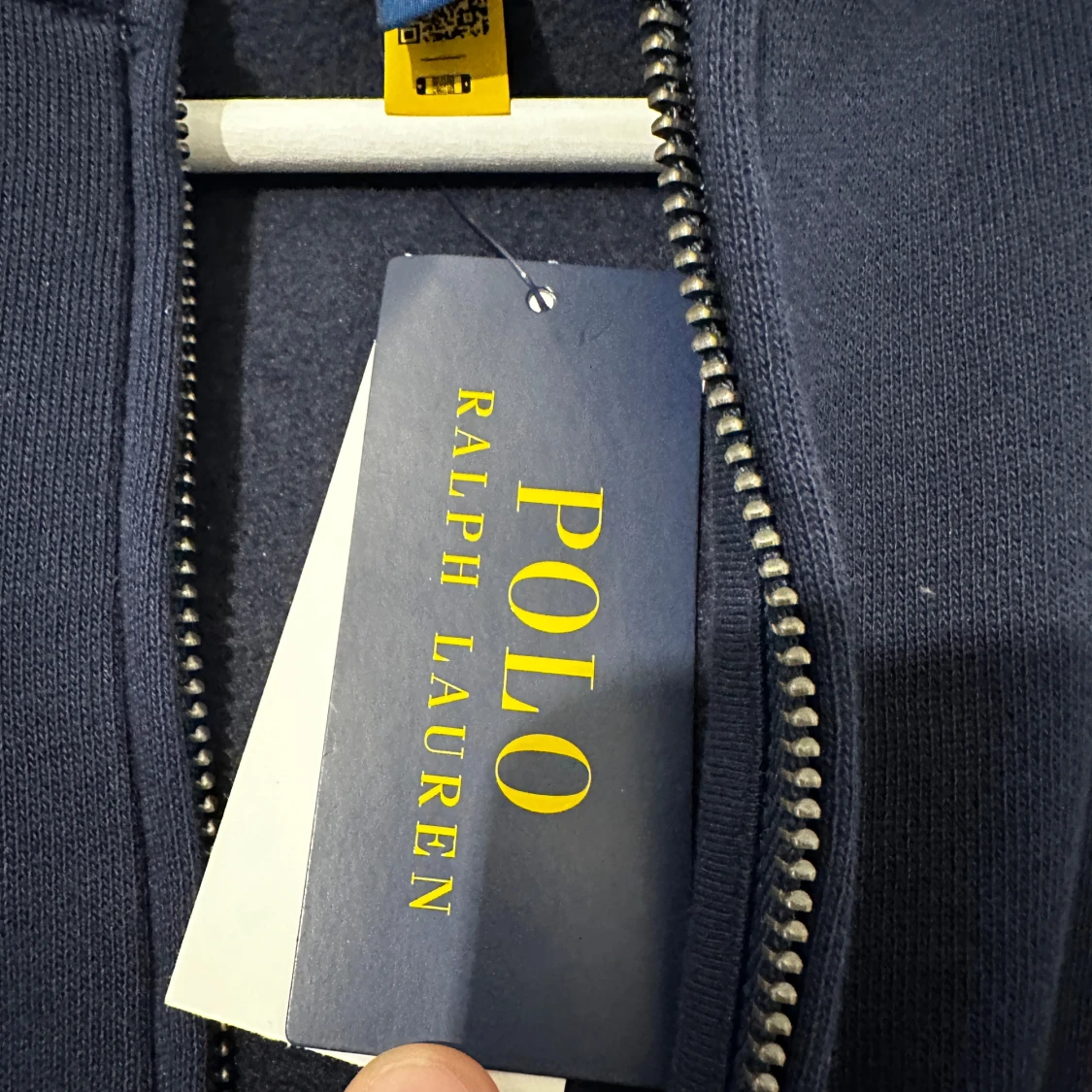 Marinblå hoodie från Ralph Lauren NY aldrig använd - 2