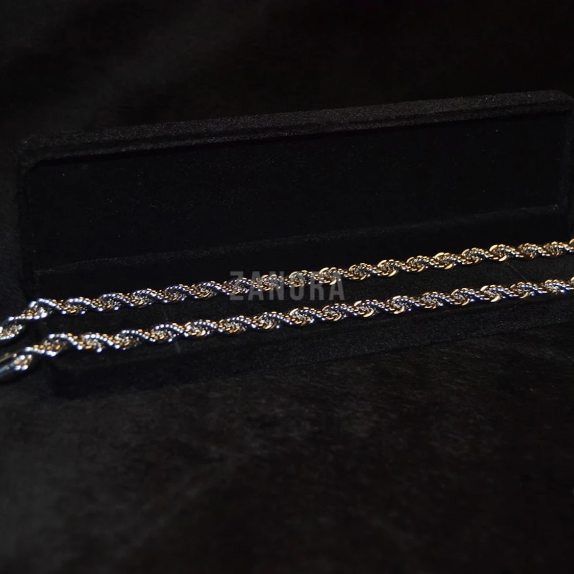 ZANORA | 7MM 60CM | CORDELL SILVER-TONED STAINLESS STEEL NECKLACE |  - 3