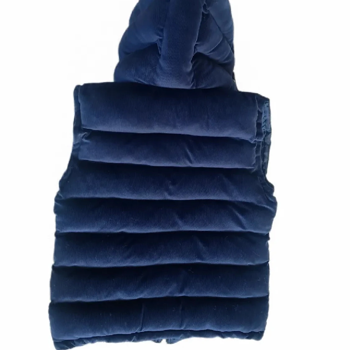 Mörkblå quiltad dunväst - 1