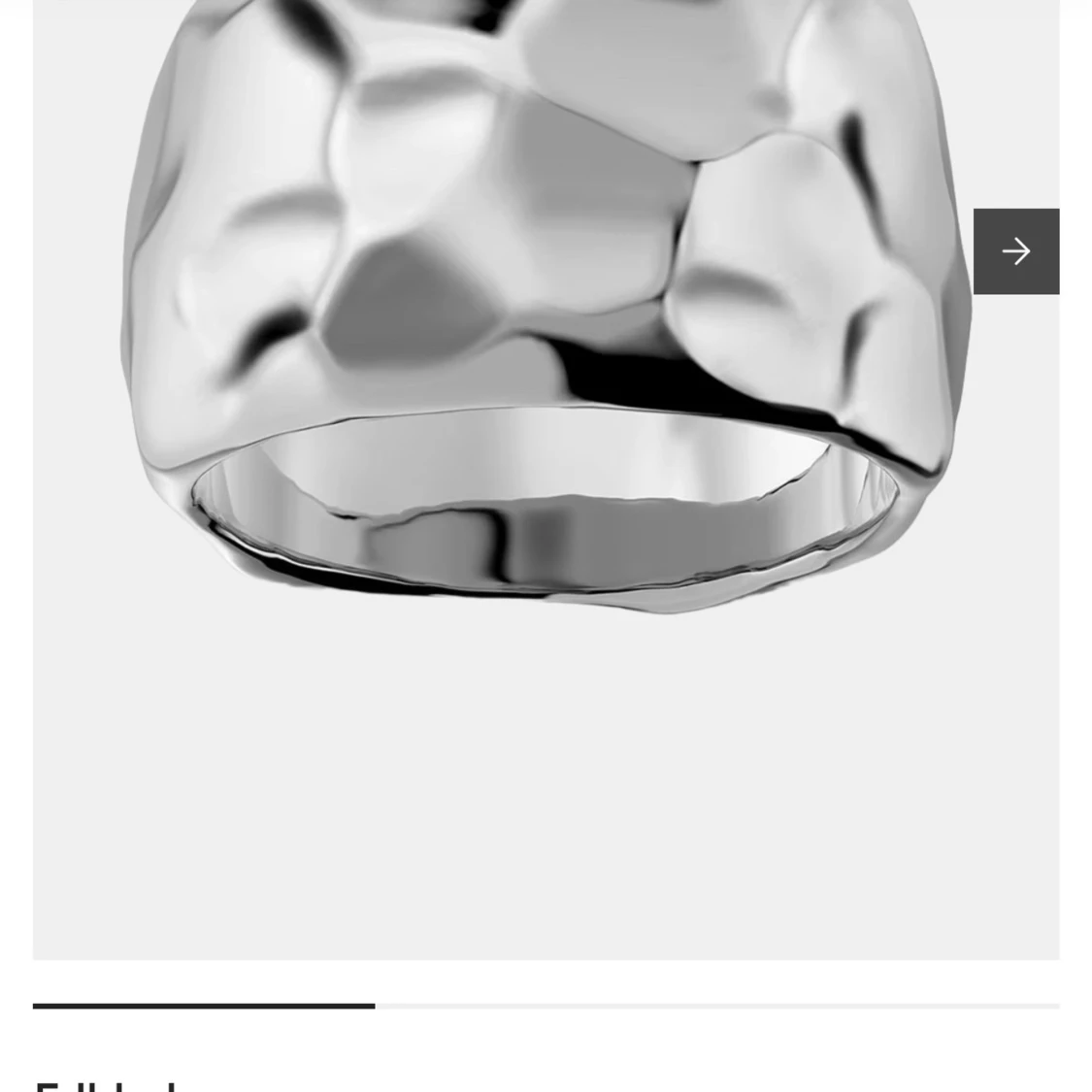 Guldfärgad ring från Edblad - 3