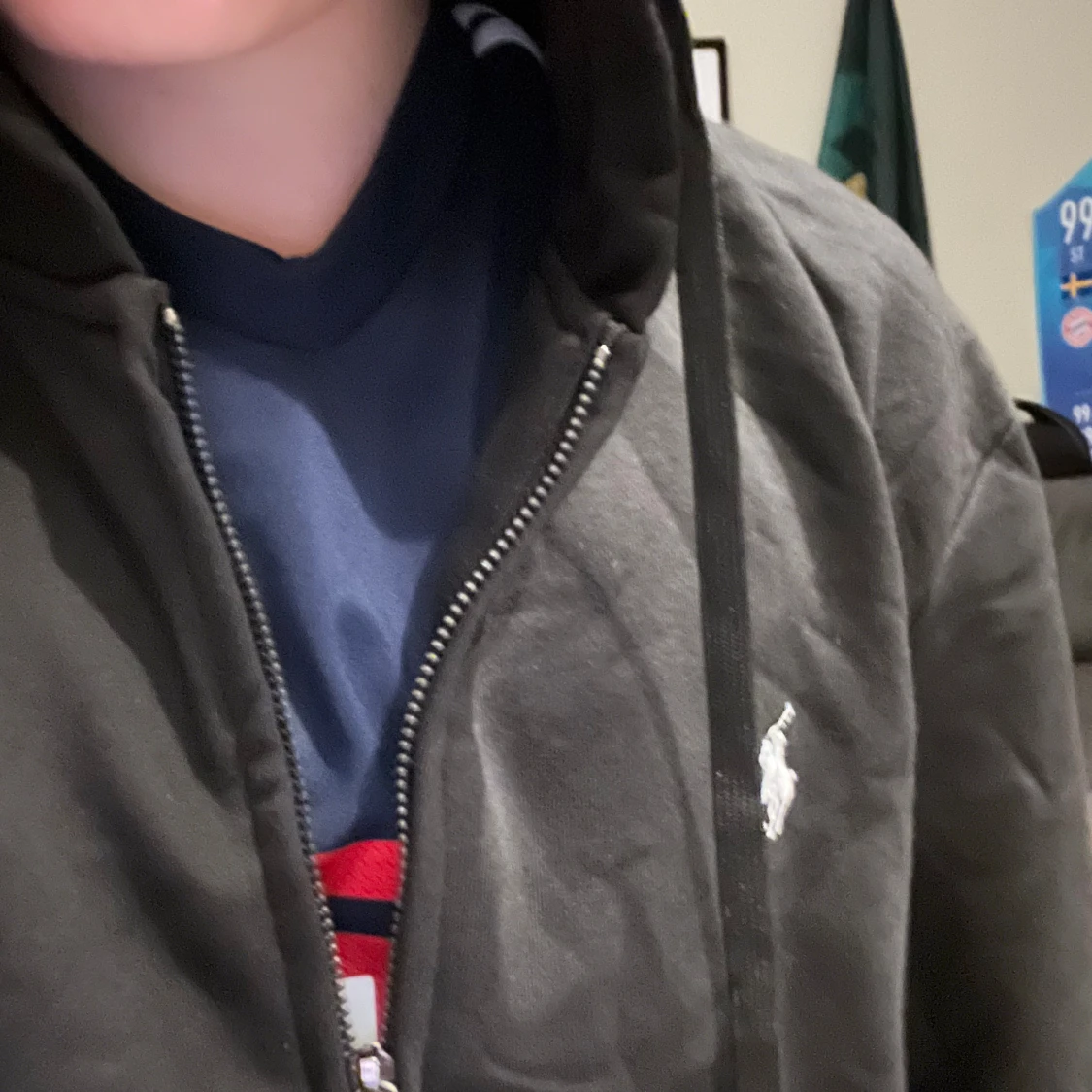 Svart hoodie från Ralph Lauren - 2