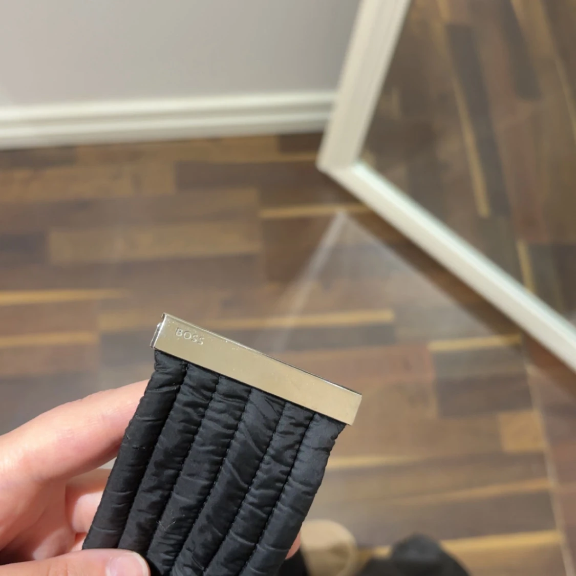 Svart lång dunjacka från BOSS - 2