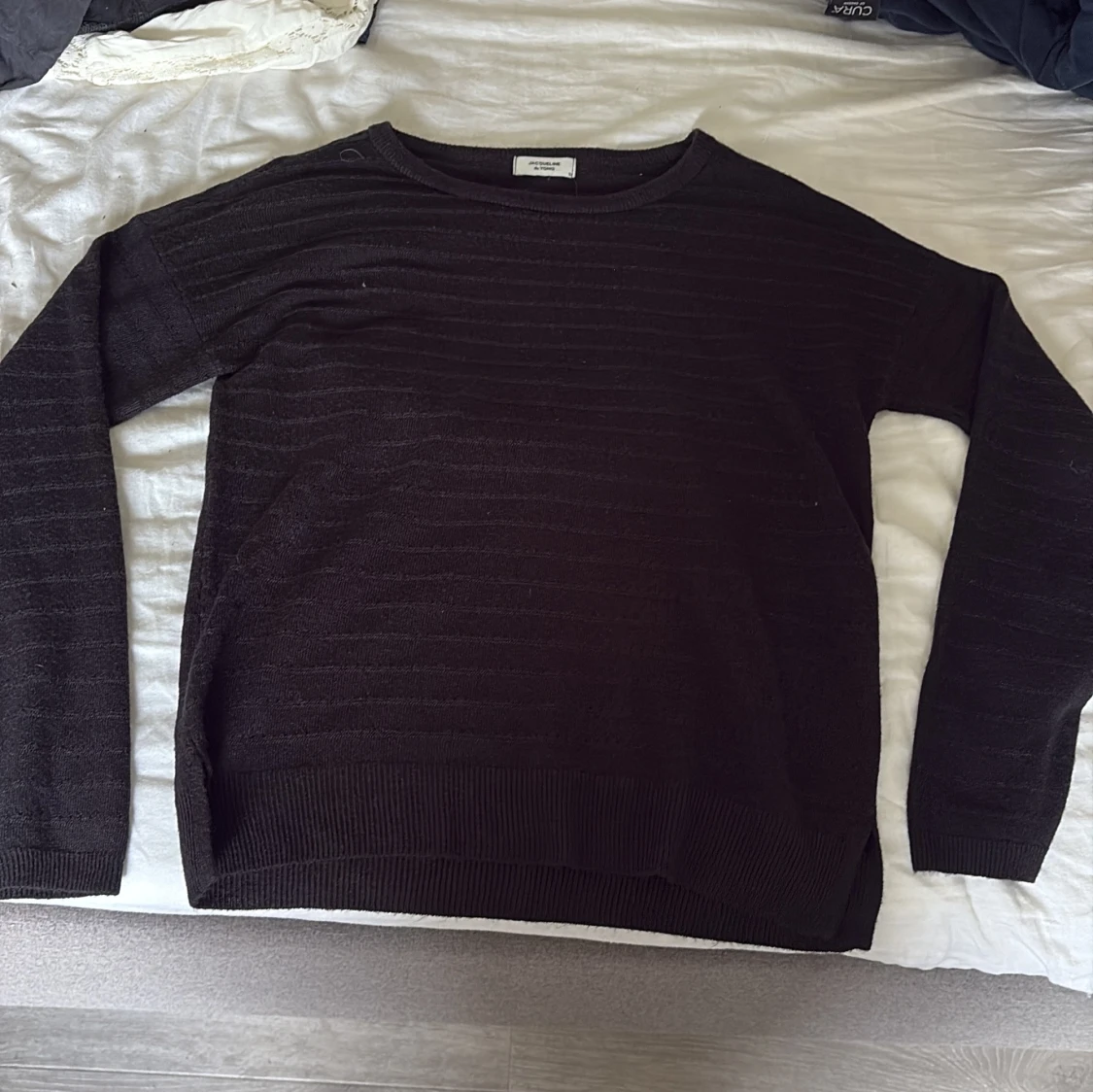 Svart stickad tröja Jacqueline de Yong - 1