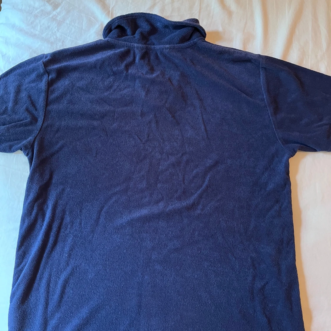 Mörkblå frotté t-shirt från H&M - 1