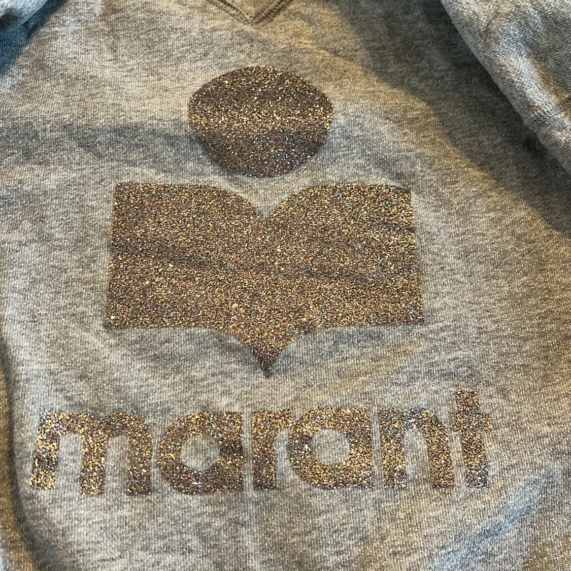 Grå glittrig sweatshirt från Isabelle Marant - 1