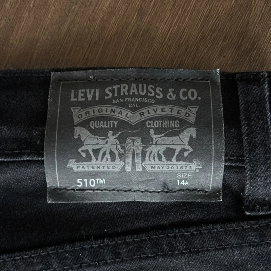 Levi's 510 svarta skinny jeans - 2