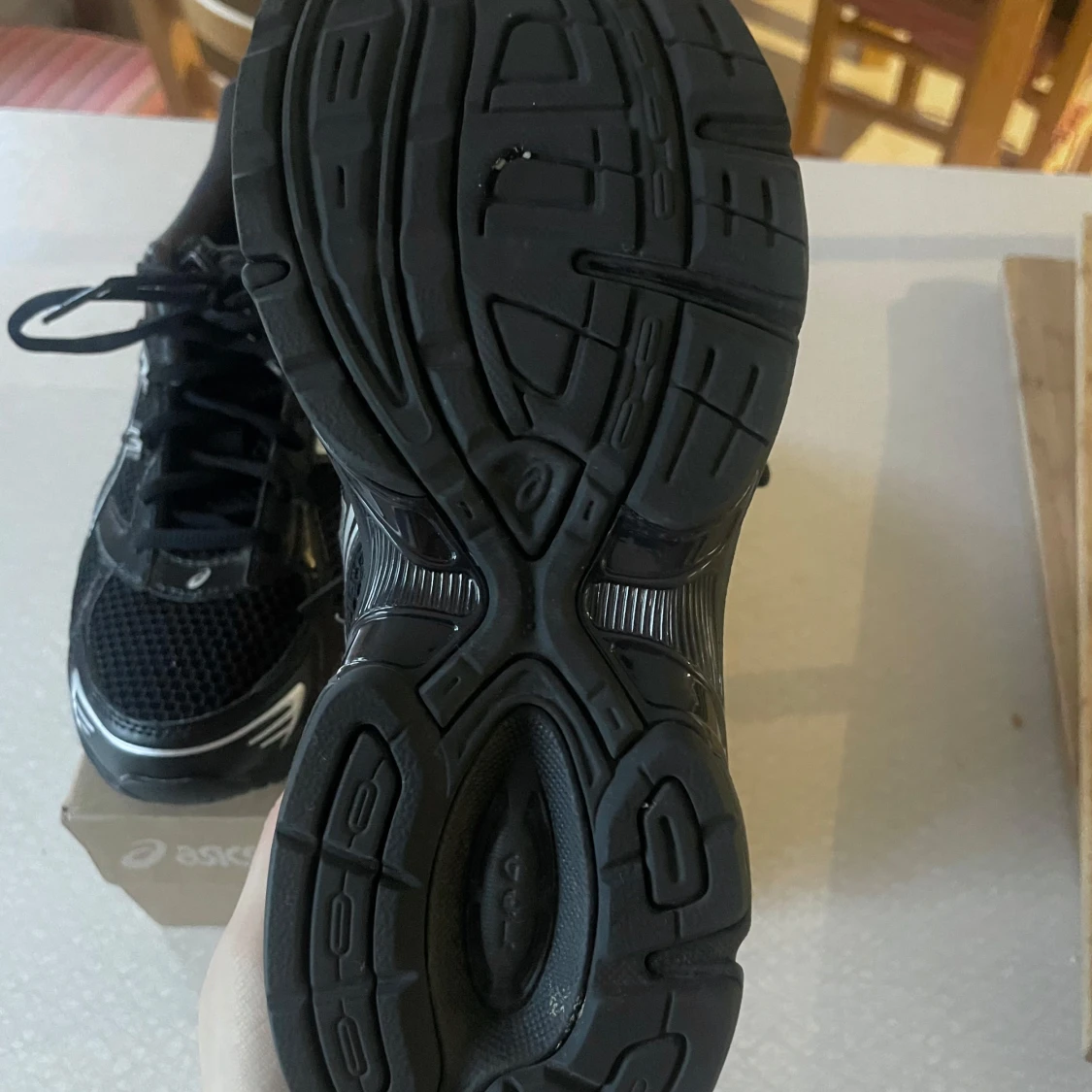 Asics gel 1130 svart silver y2k - 2