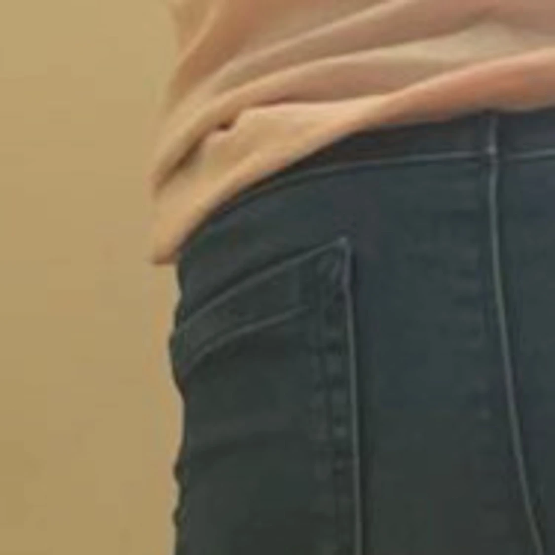 Blå bootcut jeans från ONLY, stl 152 - 1