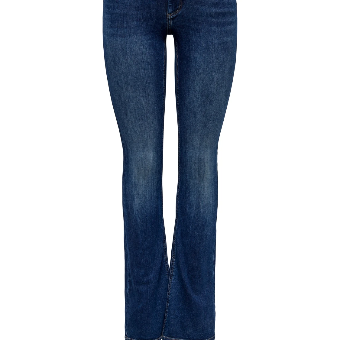 Mörkblå bootcut jeans från ONLY  - 1