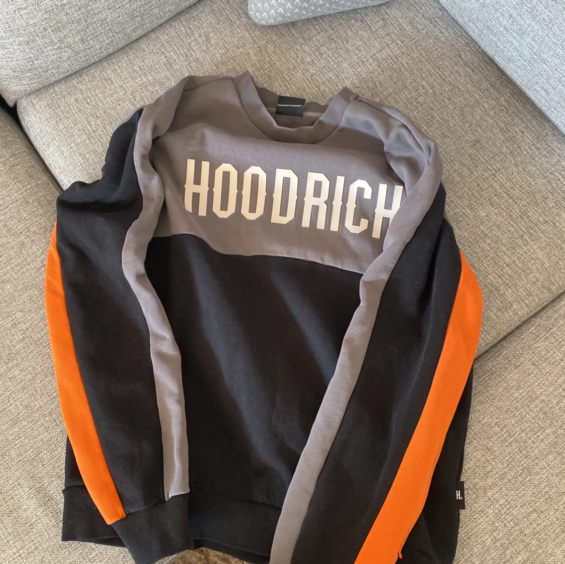 Hoodrich sweatshirt med färgblock - 1