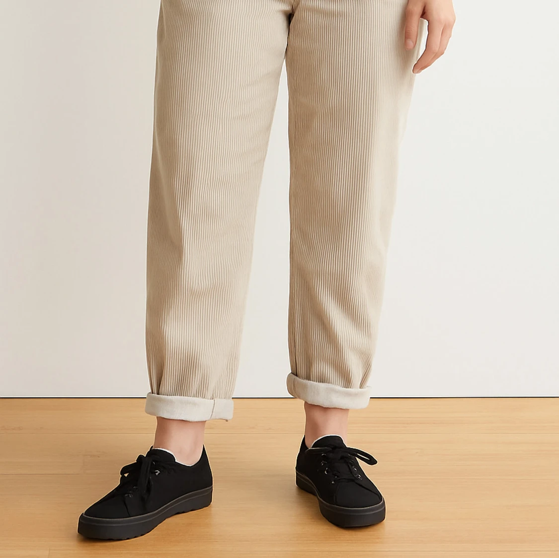 Beiga manchesterbyxor från H&M - 3