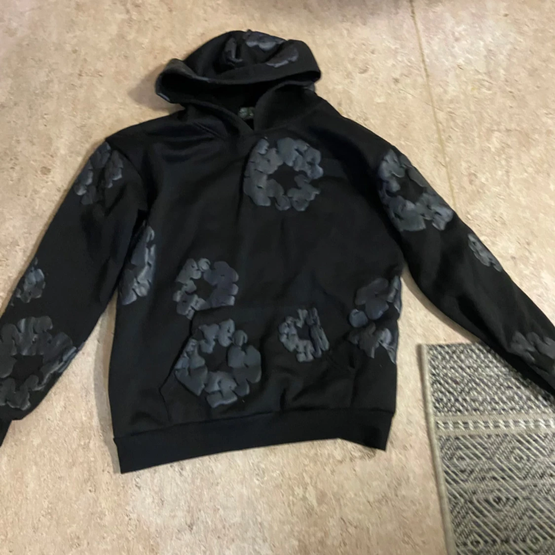 Svart deanim tears hoodie - 4