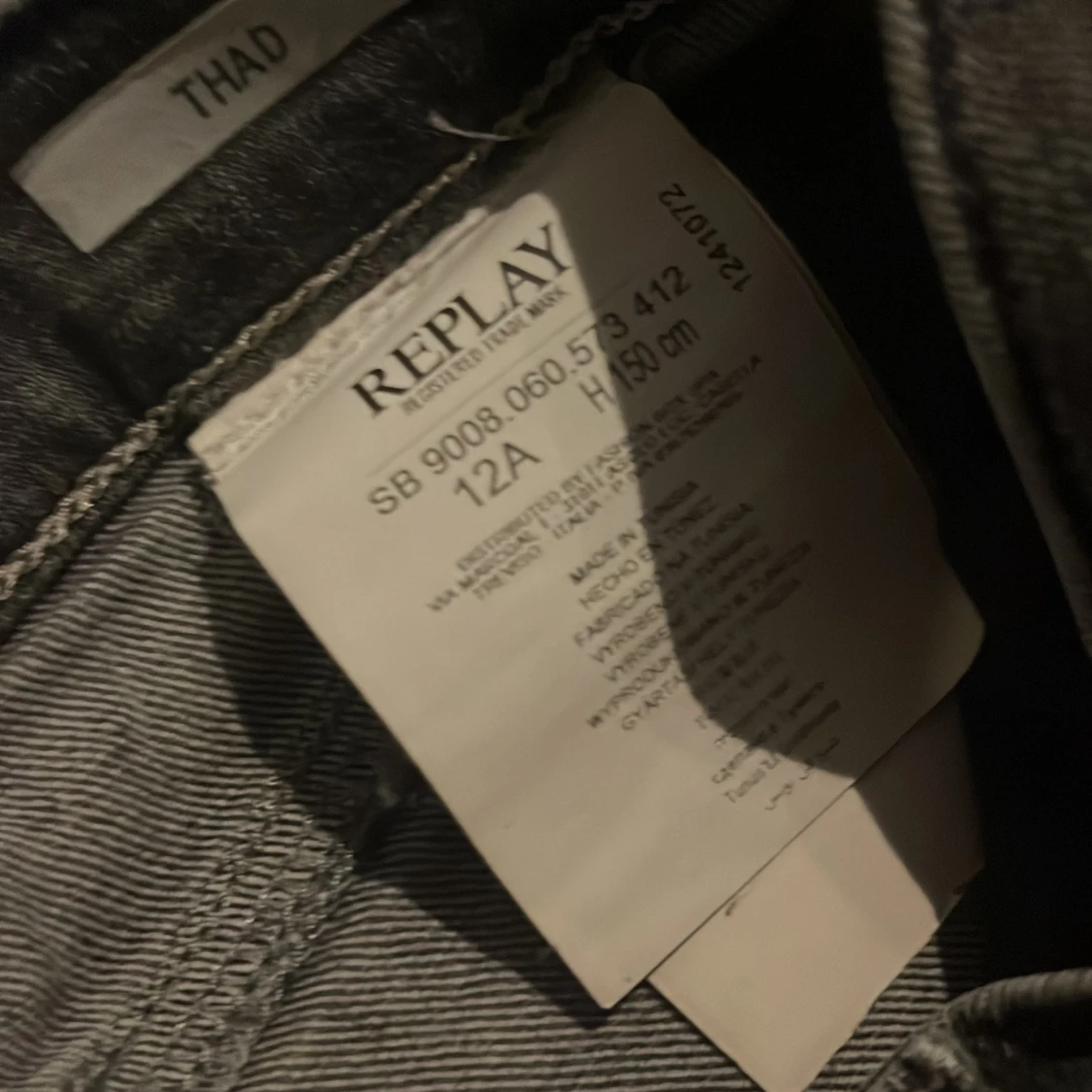 Mörkgråa jeans från Replay - 3