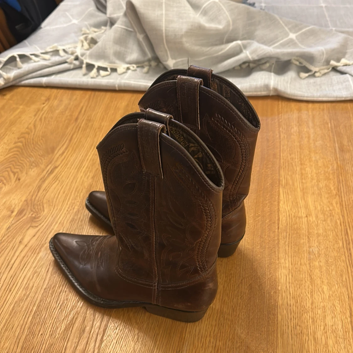 Bruna Texas boots i skinn - 2