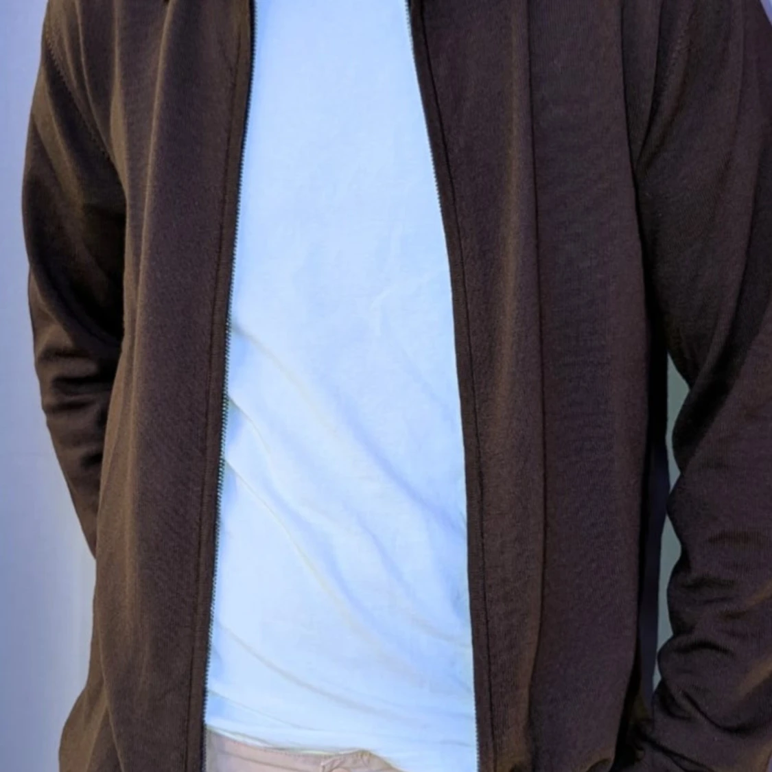 J.Lindeberg Cardigan / skjorta i färgen Chocolate. HELT NY! - 1