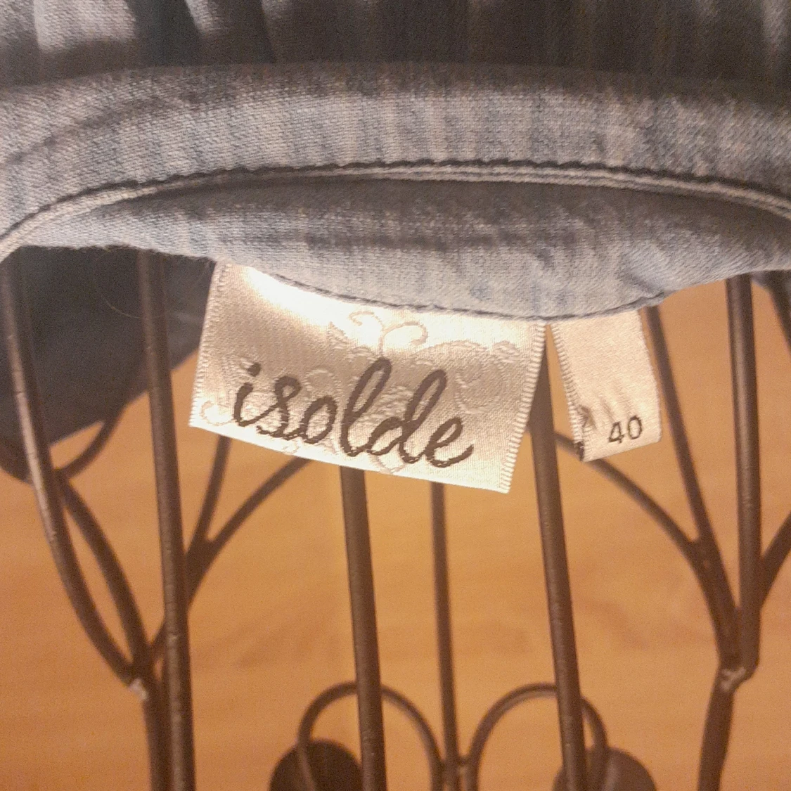 Ljusblå kort klänning från Isolde - 2