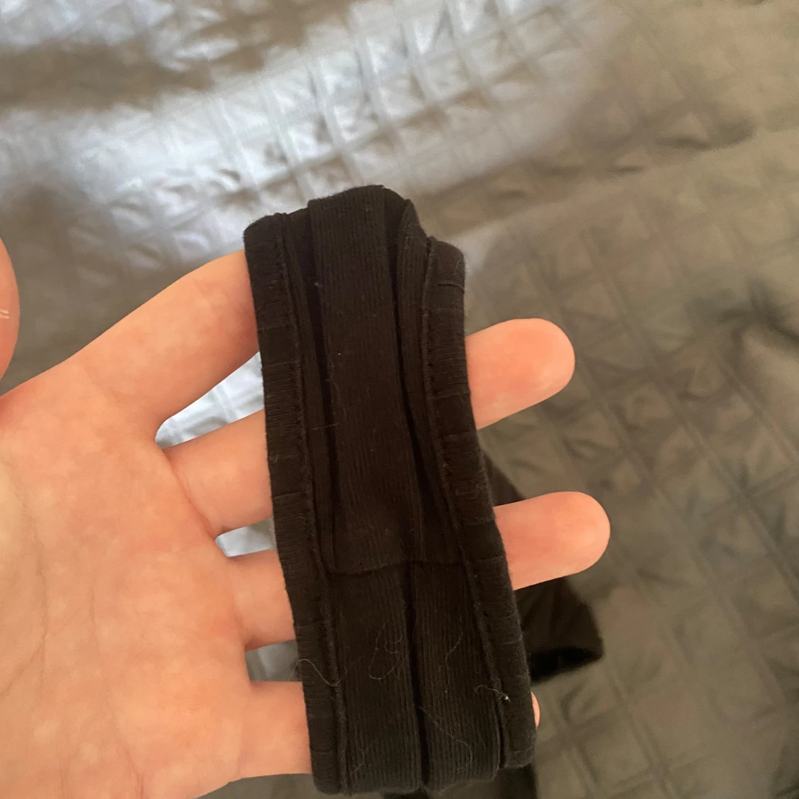 Svart ribbad linnetopp från SHEIN - 3