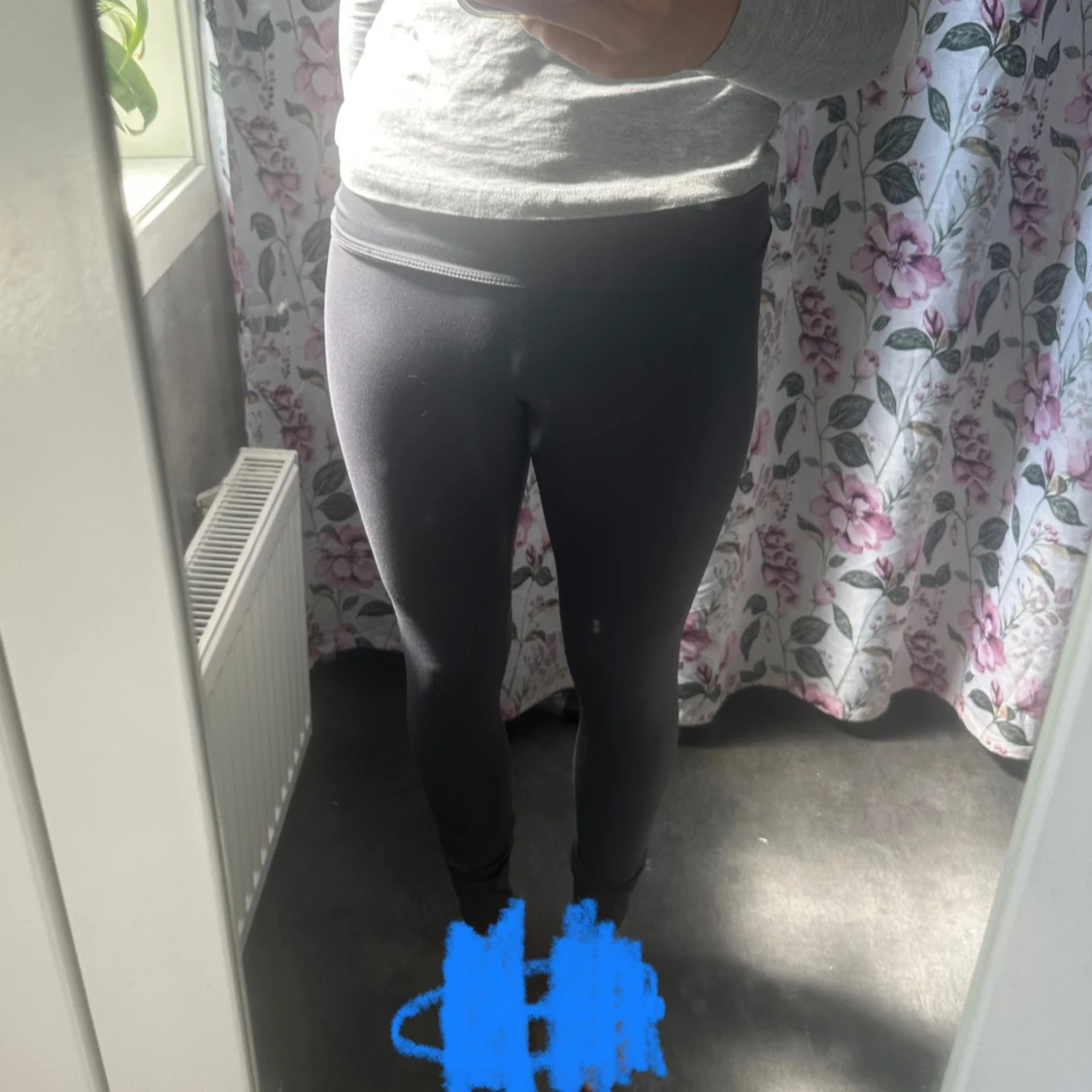 Gråa tights/leggings 