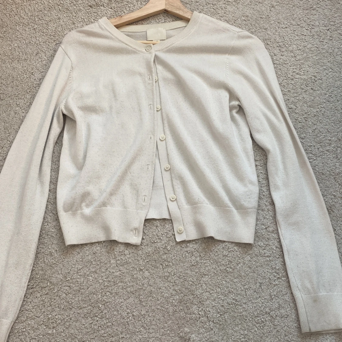 Vit kofta från hm - 1
