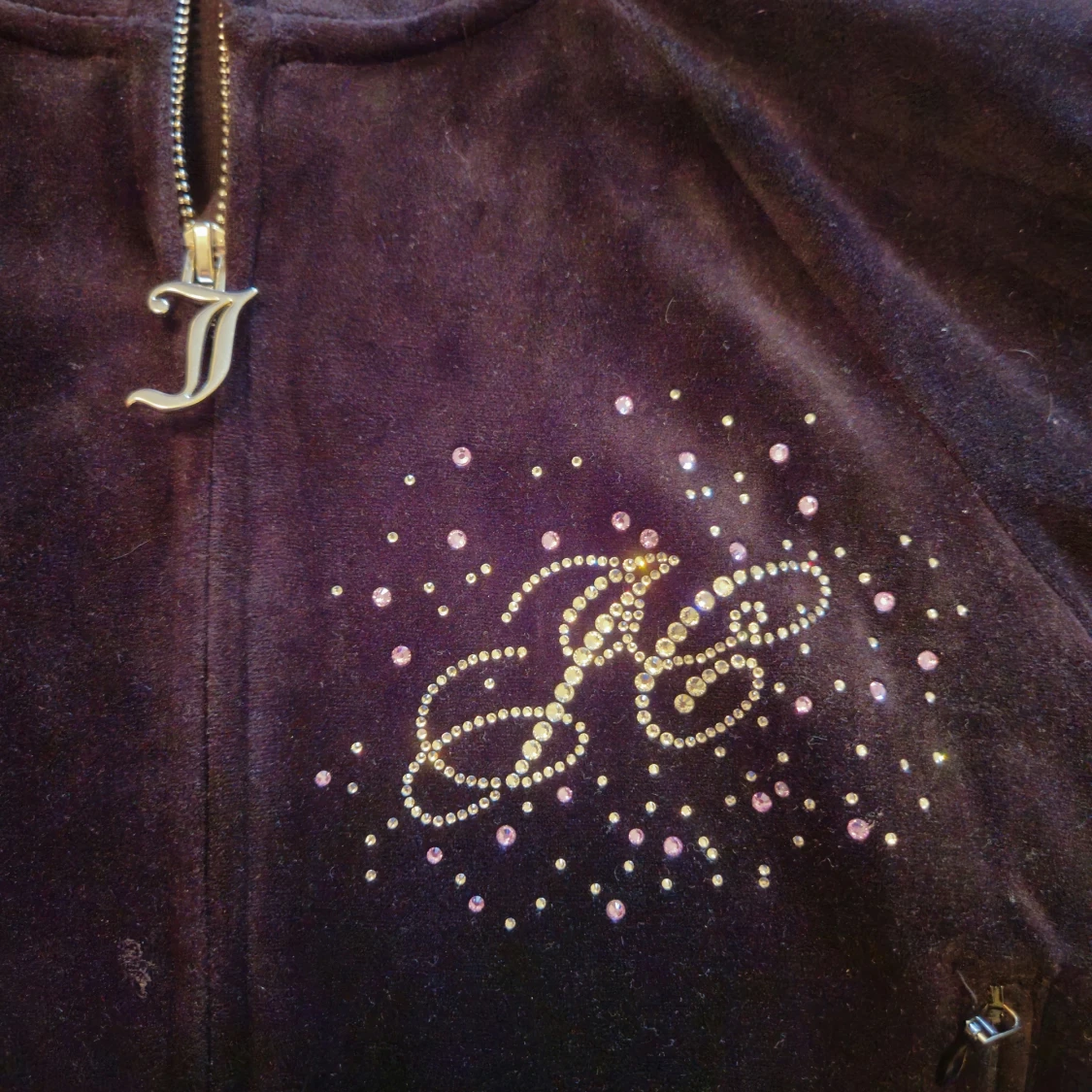 Juicy Couture svart velourjacka - 1