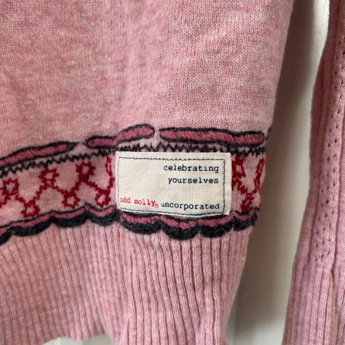 Rosa kofta från Odd Molly med broderi - 2