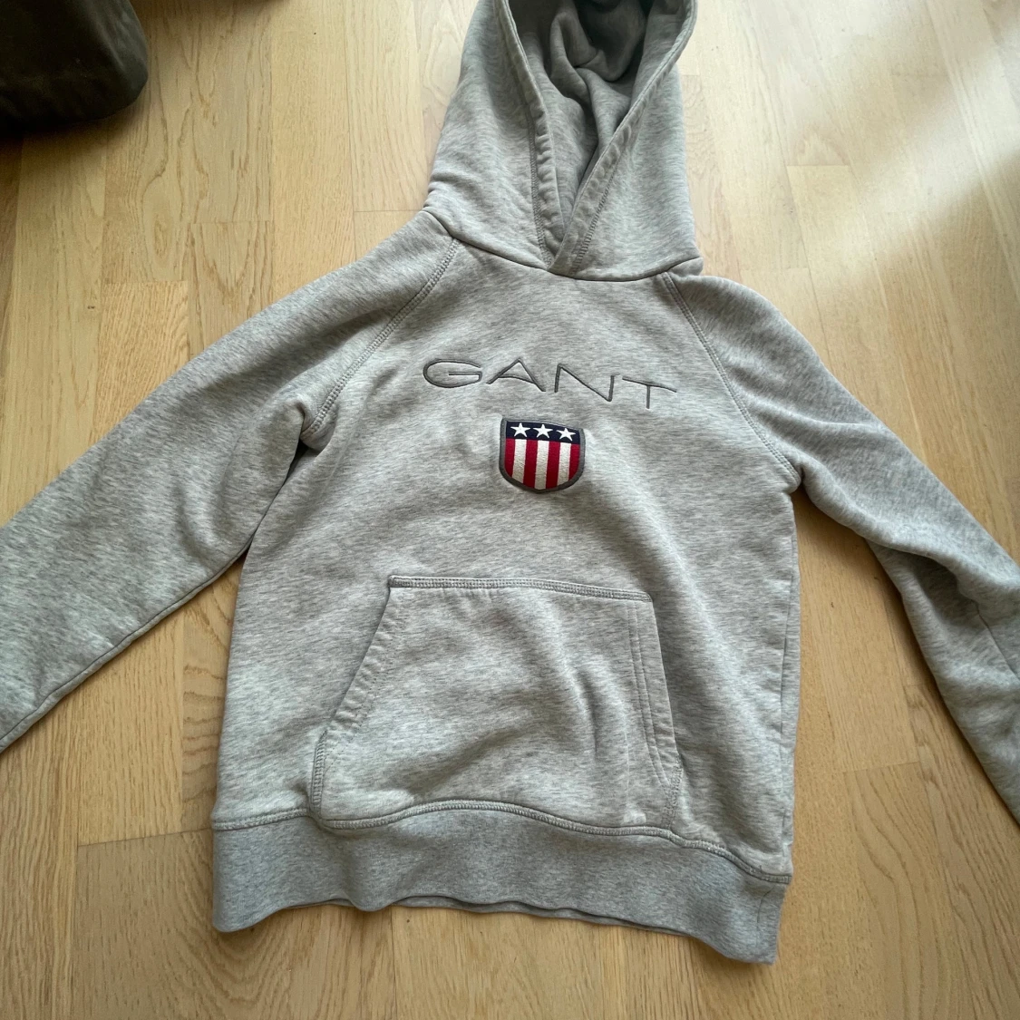 Grå hoodie från gant