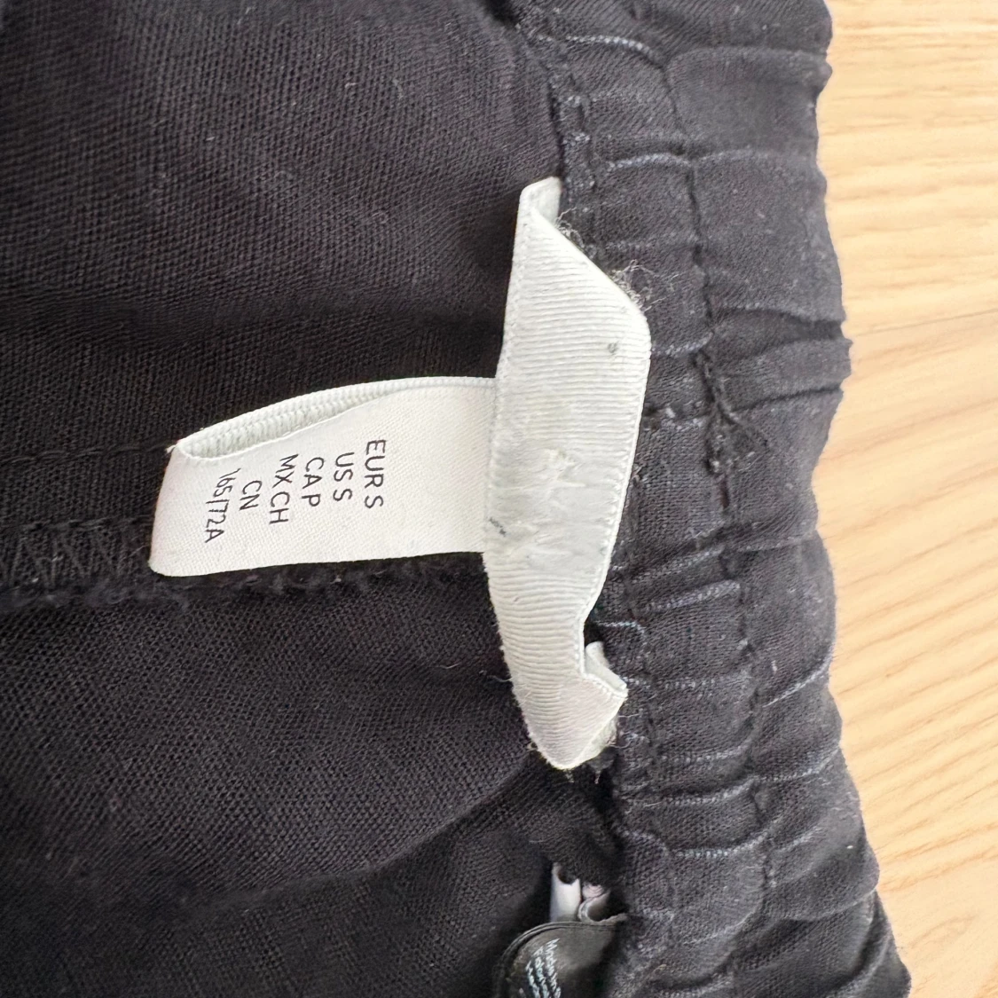 Svarta linnebyxor från H&M - 3