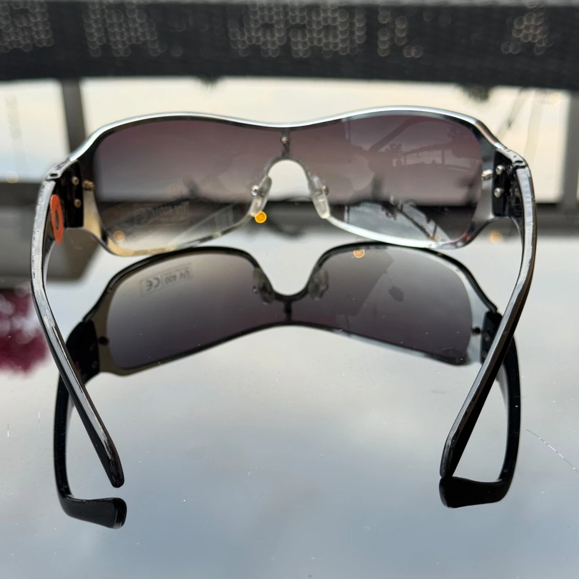 Svarta sportiga solglasögon UV400 - 2