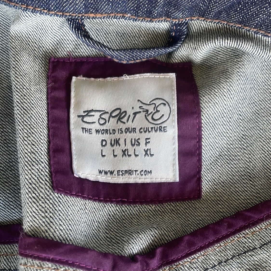 Blå jeansjacka från Esprit - 4