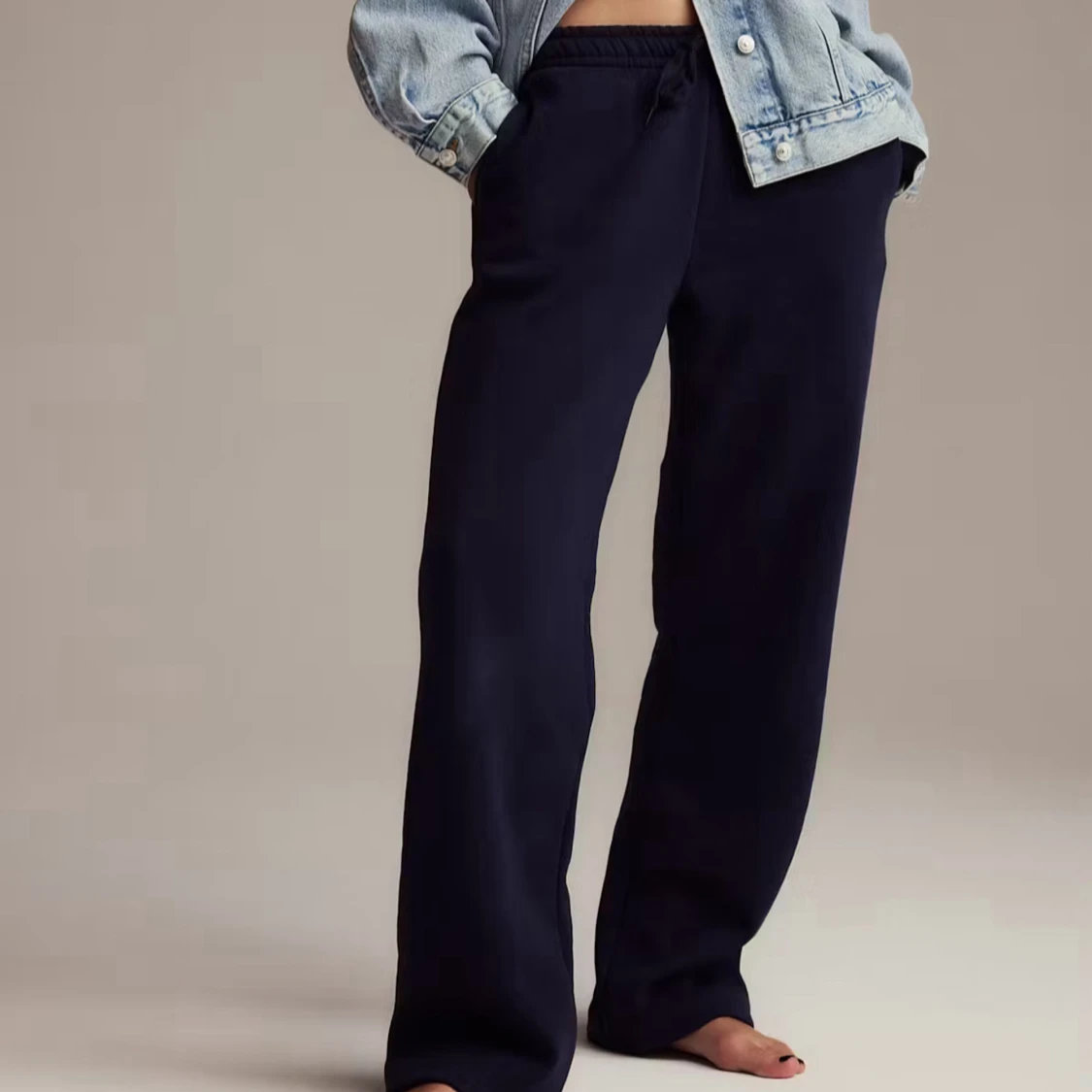 Mjukis byxor lågmidjqde  - 1