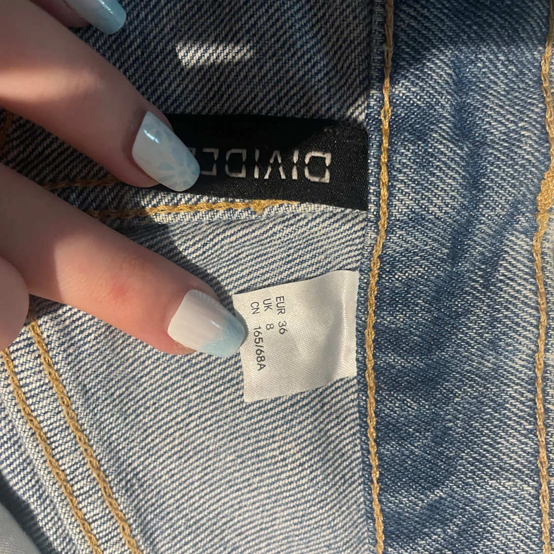 Ljusblå jeanskjol  - 2