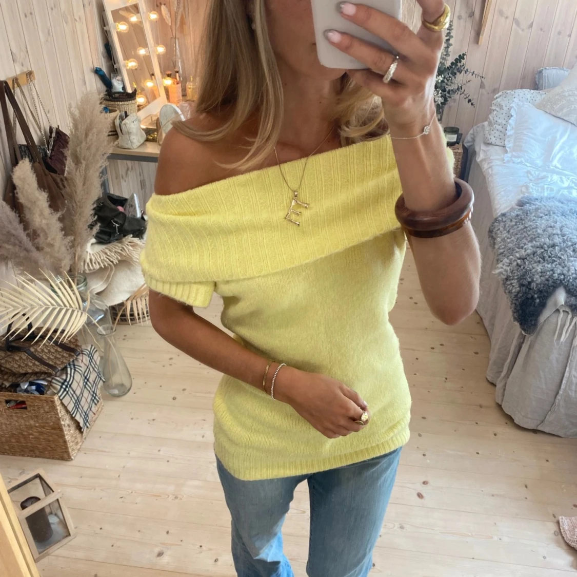 Off shoulder tröja - 2