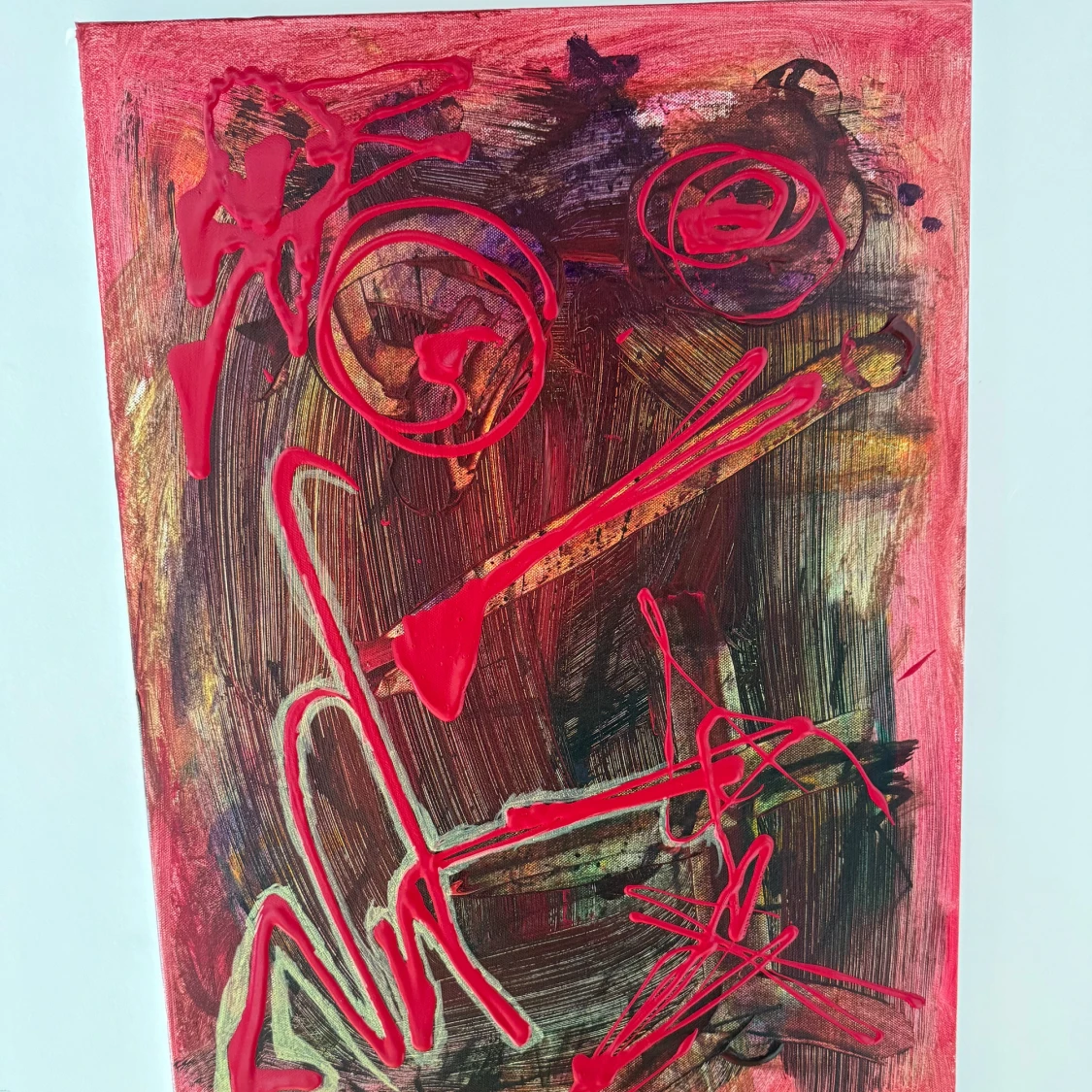 Abstrakt konstverk (70x50cm)