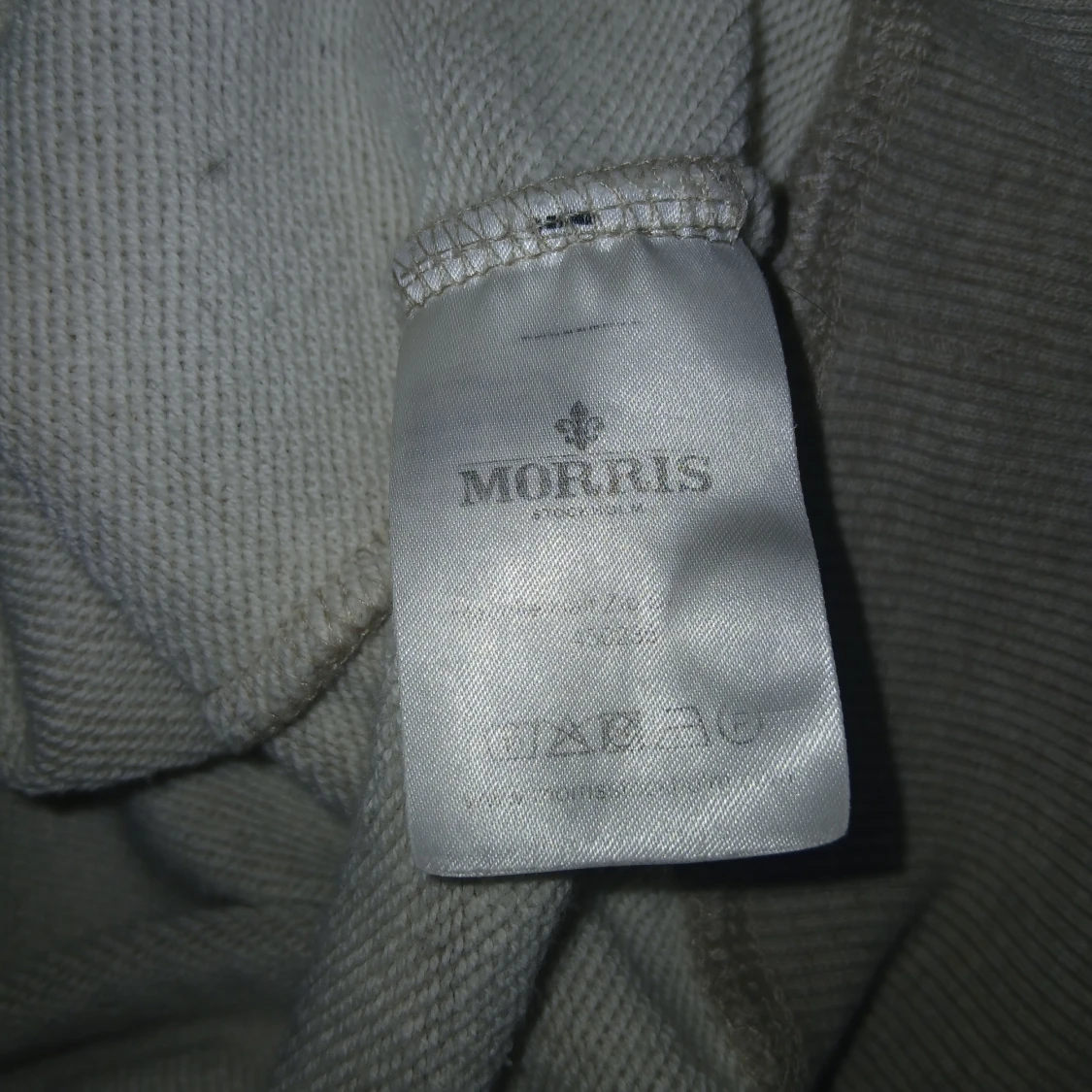 Beige tröja med half zip från Morris - 3