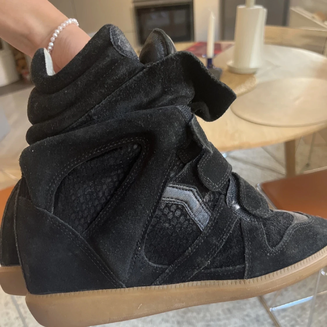 !!!INTRESSEKOLL!!! Svarta sneakers Isabel Marant strl 38 - 1