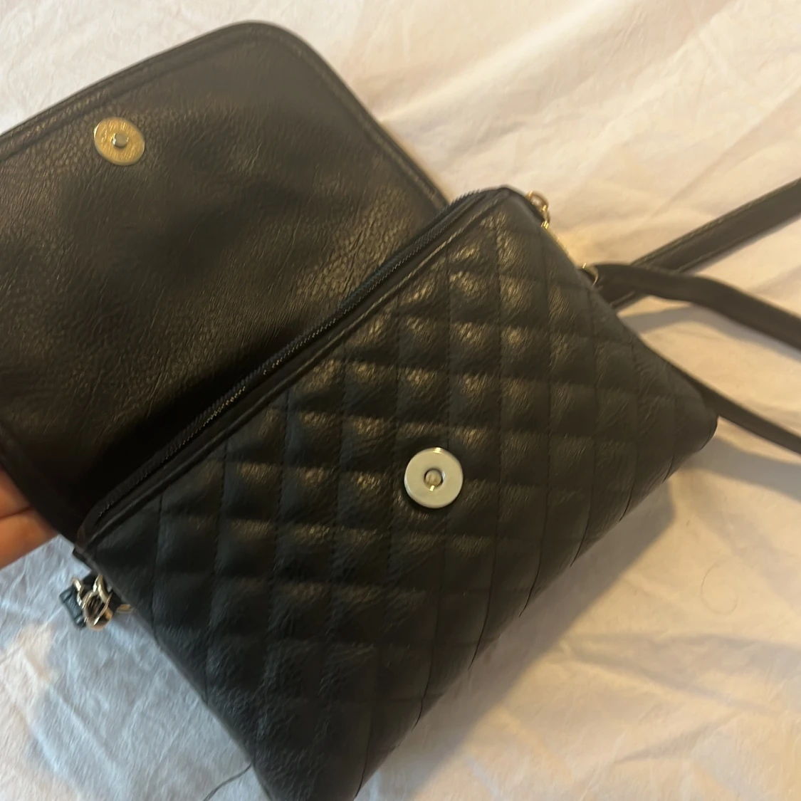 Svart quiltad axelväska Michael Kors - 1