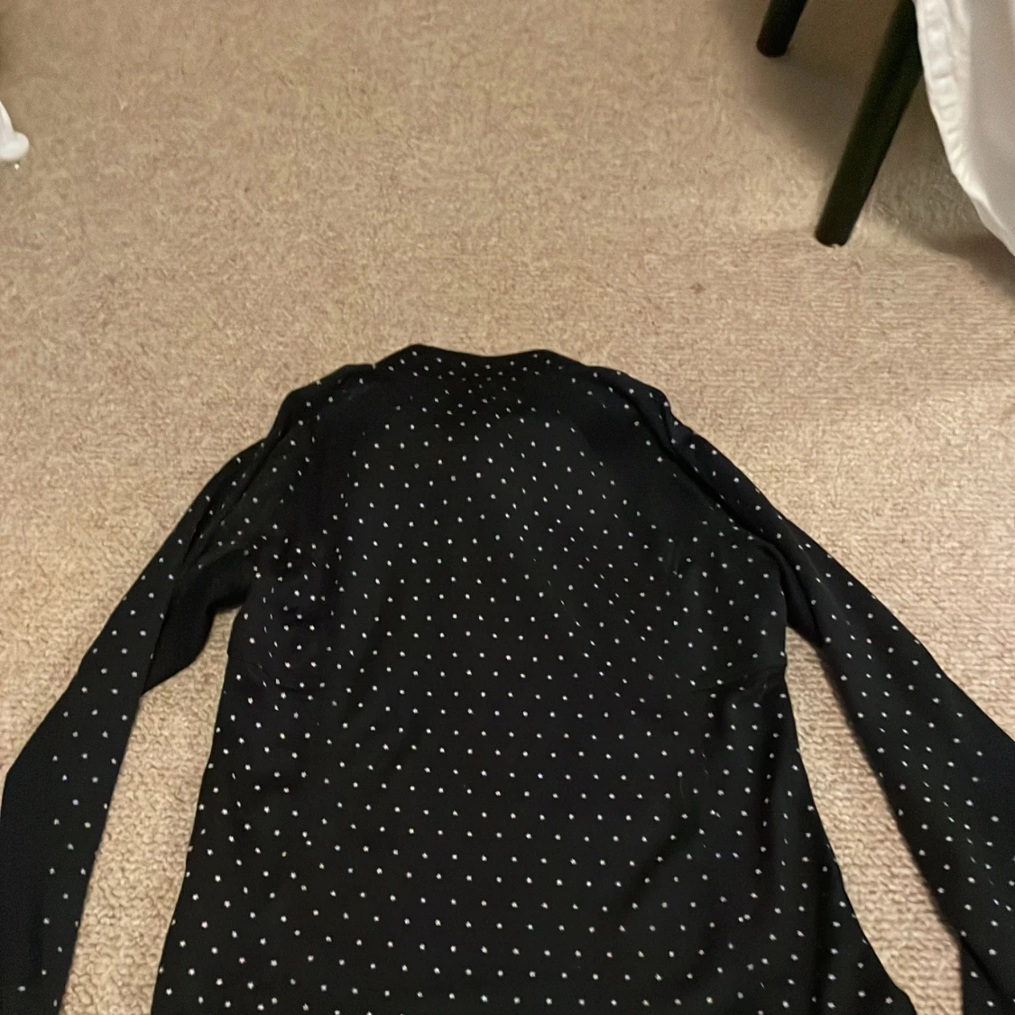 Mörkblå långärmad ridtröja Horse Life - 1