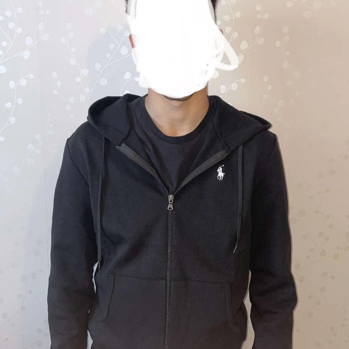 Svart hoodie från Polo Ralph Lauren