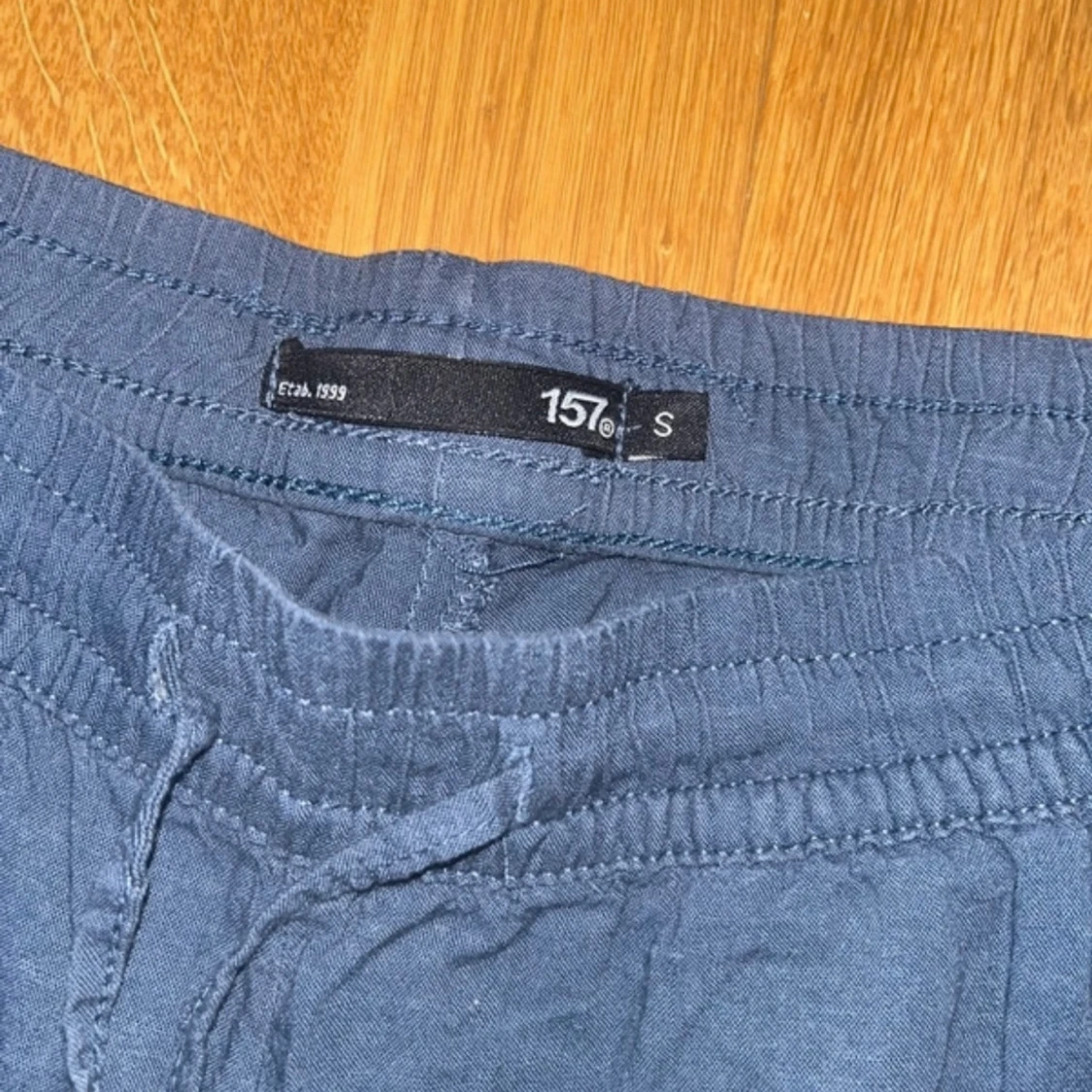 Blå linnebyxor från lager 157 - 1