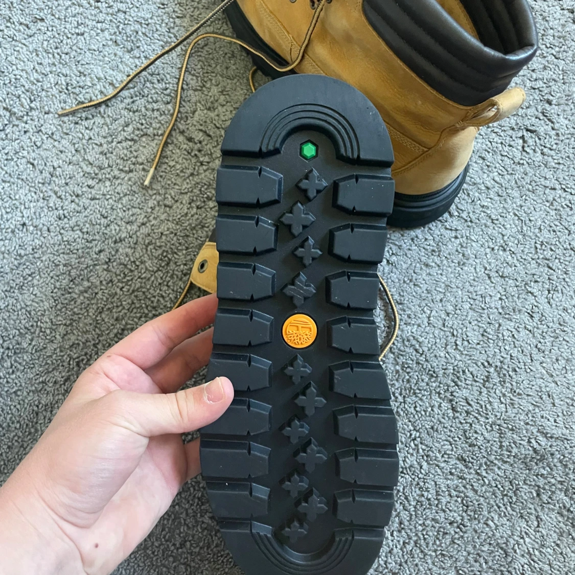 Timberland boots i beige skinn - 2