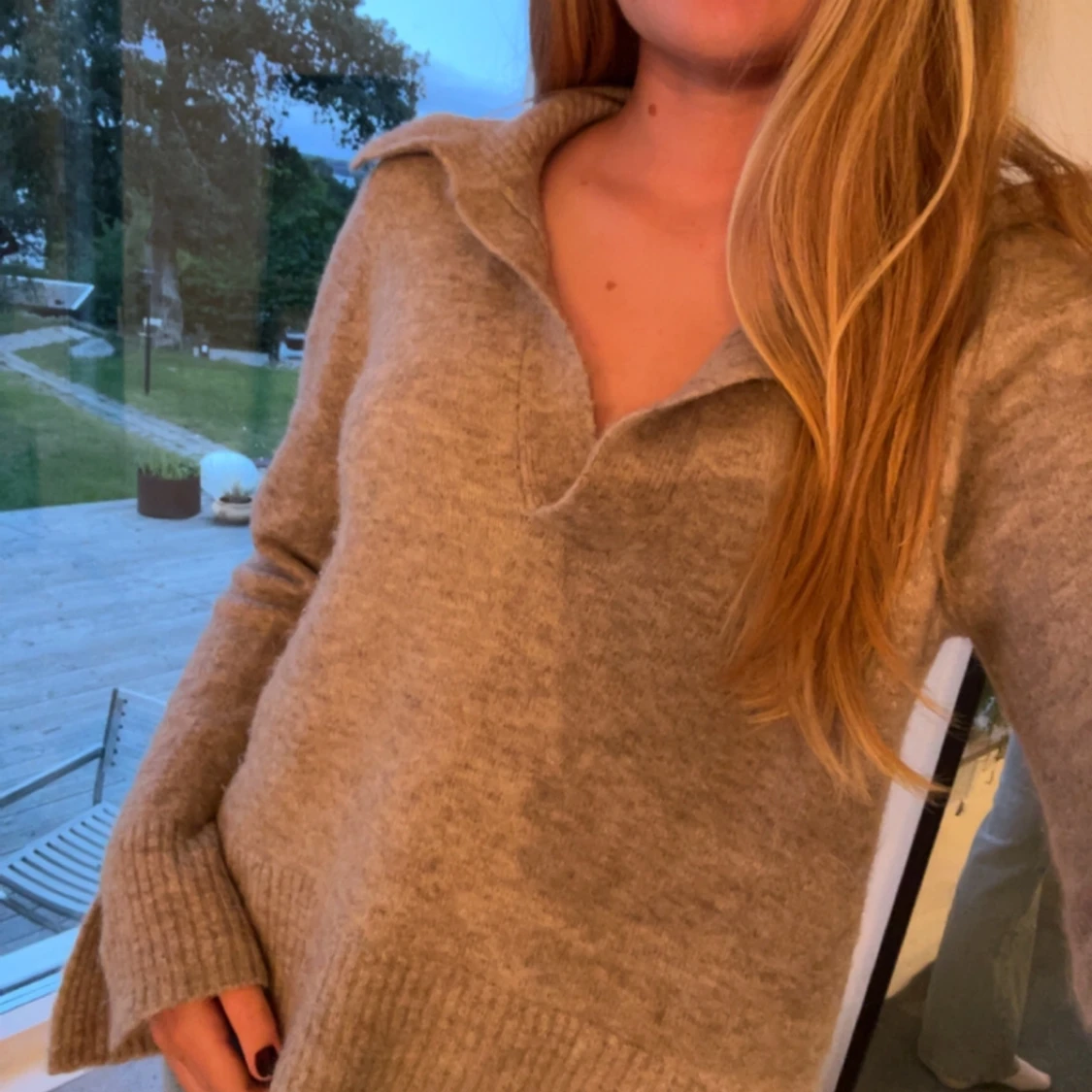 Beige stickad tröja Twist & Tango - 1