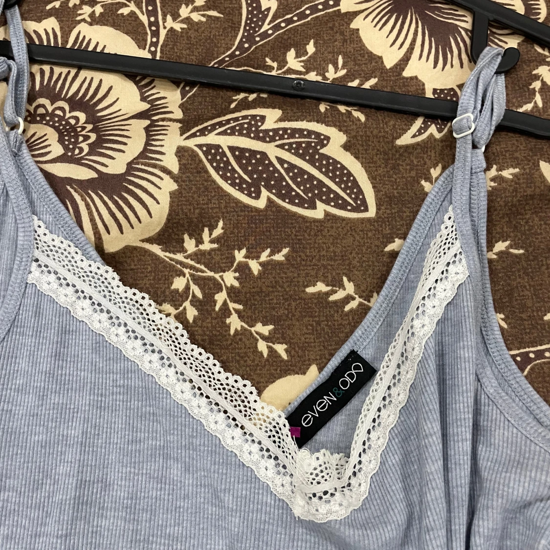 Ljusblå kort piyamas från Even&Odd - 3