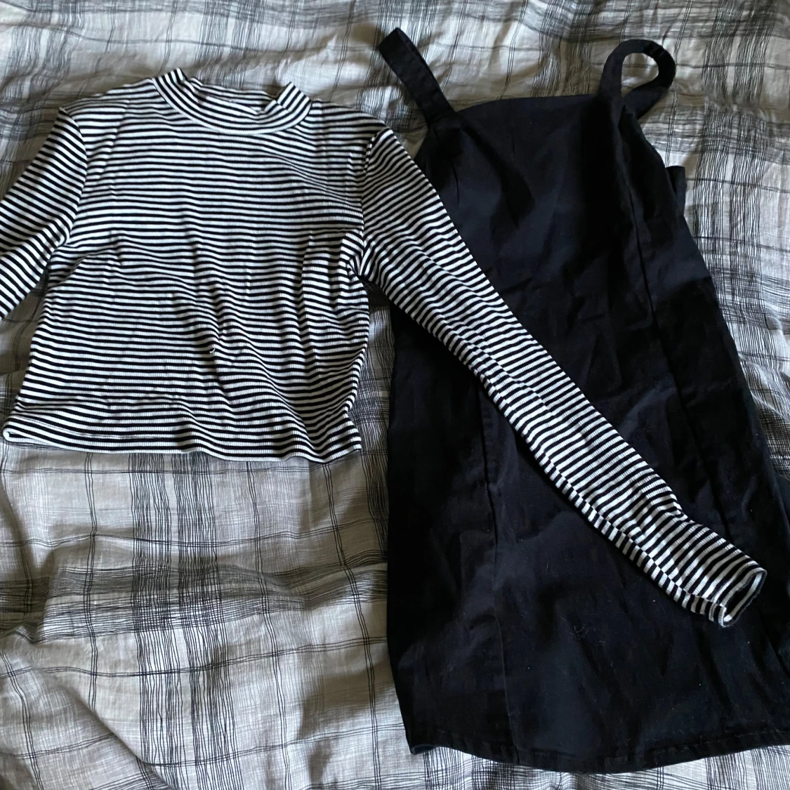 Svart kortklänning från H&M